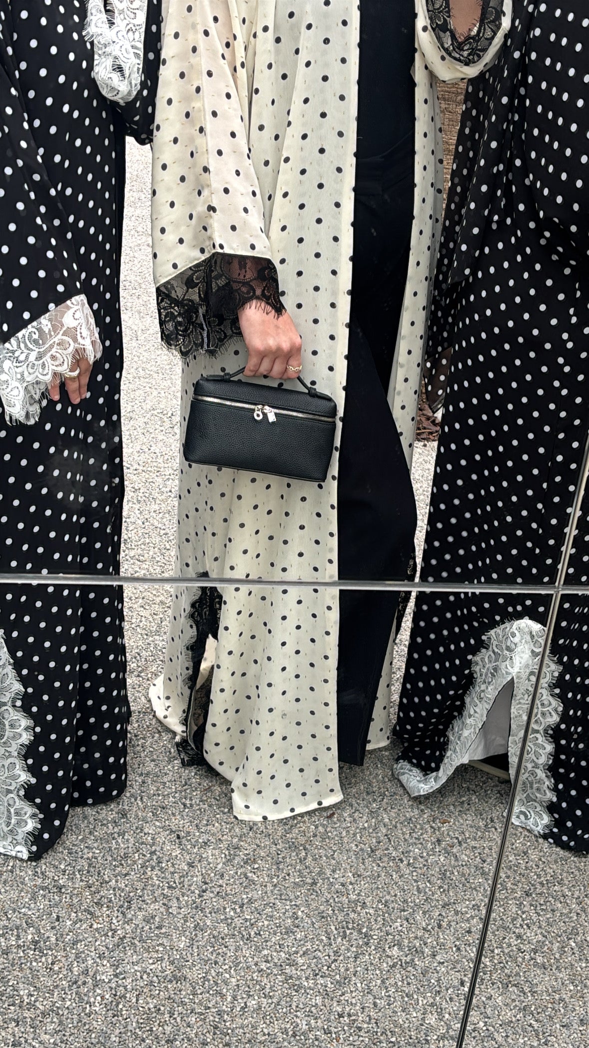 POLKA ABAYA - Hijab Noir