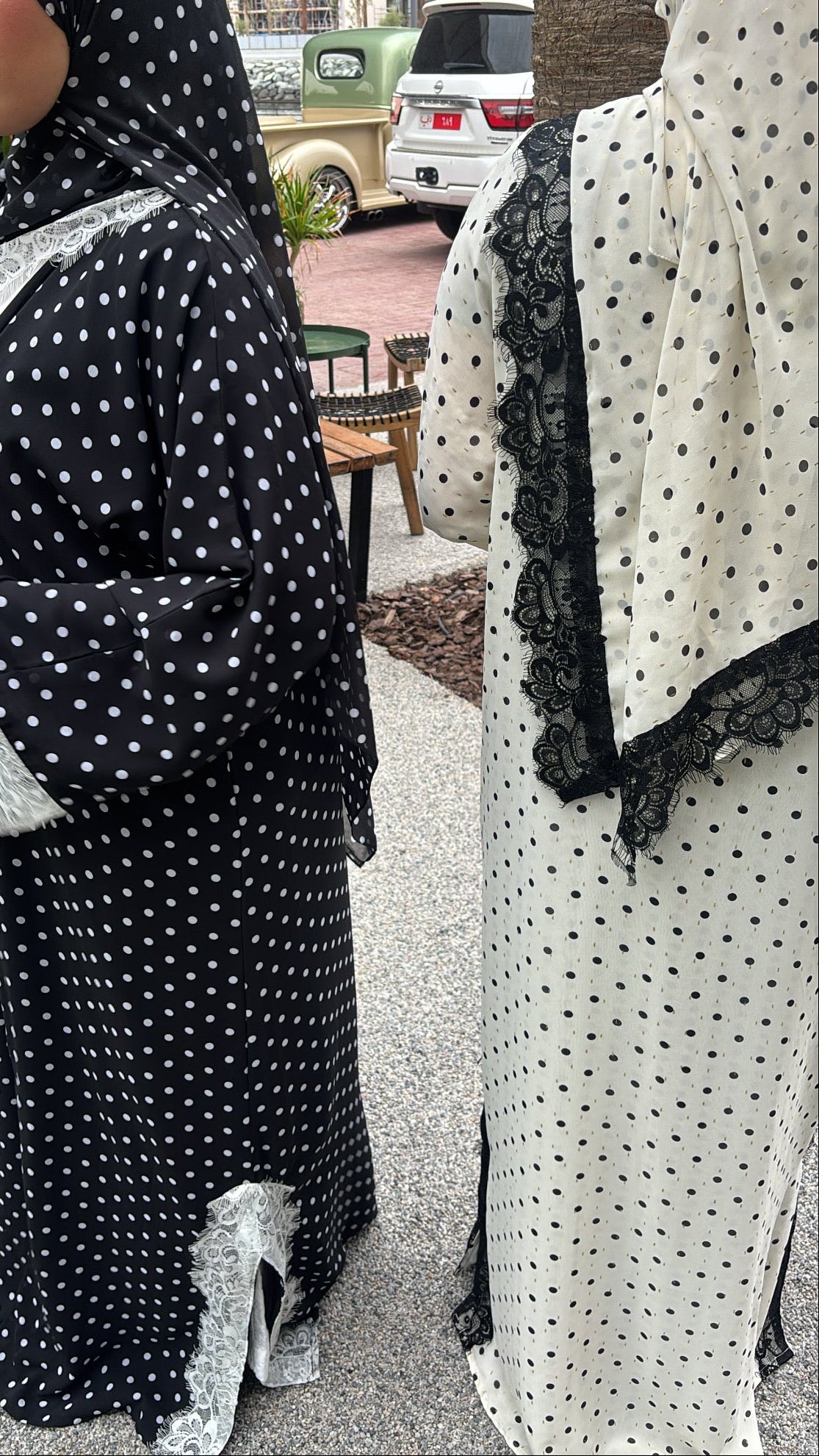 POLKA ABAYA - Hijab Noir