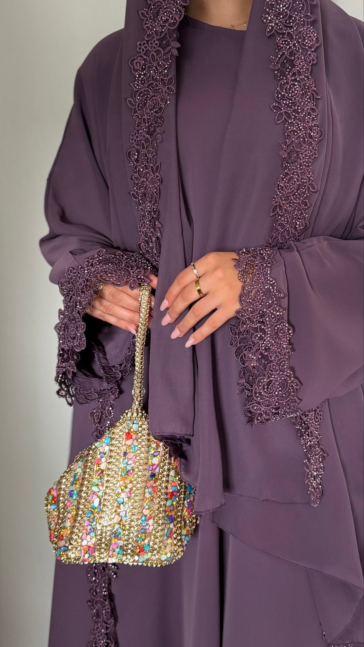 Abaya Prestige - Trois pièces