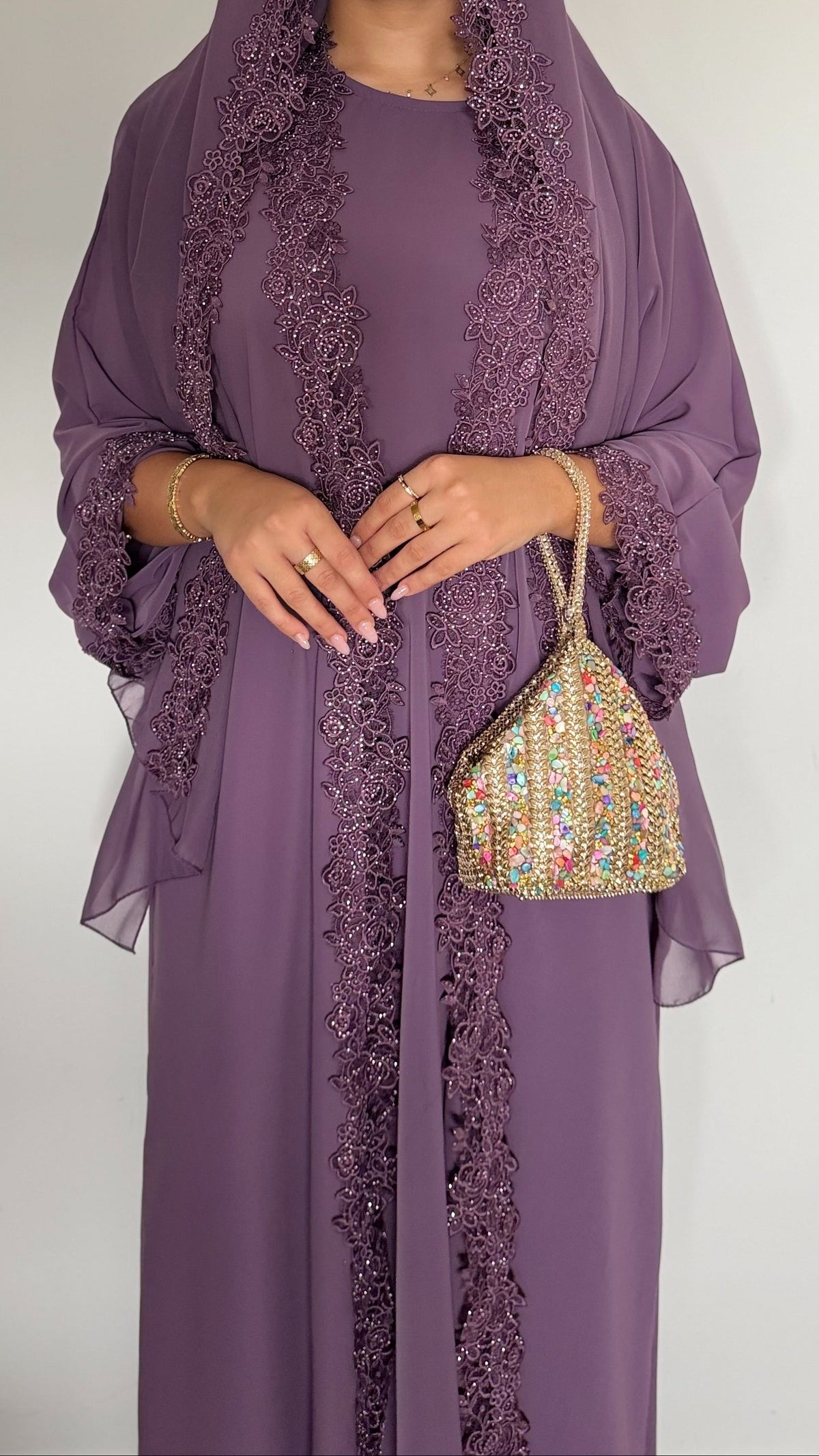 Abaya Prestige - Trois pièces